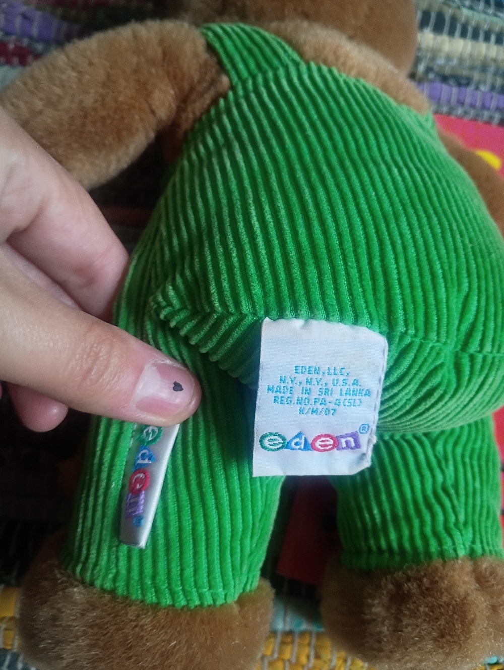Corduroy Plush And Book - Picture 3 of 5